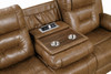 EZEKIUS Manual Sofa + Loveseat / FM6011BR-M-2PC