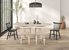 HINES Oval Dining Table, Natural w/ Leaf, White Oak / FM3101NT-OT