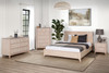 GRANGE Twin Bed, White Wash / FM7109WH-T-BED