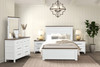 PINETOP Full Bed, White/Dark Brown / FM7171WH-F-BED