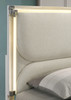LAREINA Full Bed, Pearl White / FM72081WH-F-BED