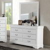 LOUIS PHILIPPE 5 Pc. Queen Bedroom Set w/ 2NS / FM7866WH-Q-5PC-2NS