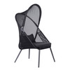 ALVERTA Foldable Chair, Black / GM-1014BK-2PK