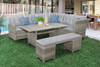 MALIA 6 Pc. Patio Dining Set w/ Bench / GM-1001-6PC