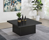 Devar Square Engineered Wood Cocktail Coffee Table Black / CS-706408