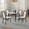 Maidstone 5 Pc. Round Dining Table Set / FM32001BK-RT-5PC
