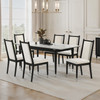 Maidstone 7 Pc. Dining Table Set / FM32001BK-T-7PC
