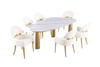 Northam Dining Table / FM37005WH-T-TABLE