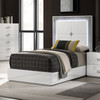Stoholm Twin Bed, White / FM72000WH-T-BED