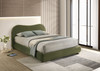 Grimsby E.King Bed, Olive Green Velvet / FM72019GR-EK-BED