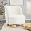 Karey Accent Chair, White / FM-AC6010WH