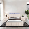 Farese Queen Bed W/ 2 Nightstands / SL7001BG-Q-3PC-2NS