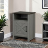 Garibaldi Side Table, Brown/Gray / SL-AC4002