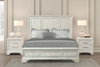 STELLA MIA 5 Pc. Queen Panel Bedroom Set w/ Chest / FM70000WH-Q-W-5PC-C