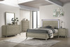 Rainier Queen Bed, Gray / FM72002GY-Q-BED