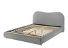Grimsby Queen Bed, Light Gray Velvet / FM72019LG-Q-BED
