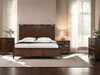 Westerham E.King Bed, Dark Cherry / FM74001CH-EK-BED
