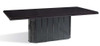 Supreme Luxury Ebony Veneer and Black Crocodile Dining Table / VGUNAC832-240