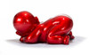 XD0052 Modern Red Baby Sleeping Sculpture / VGTH-XD0052-RED