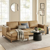 Roscoe Left-Facing Vegan Leather Sectional Sofa with Chaise / EEI-7376