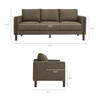 Hawken Boucle Fabric Sofa / EEI-7461