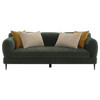 Jade 2-piece Chenille Upholstered Sofa Set Green / CS-509131-S2