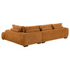 Camacho Upholstered Sectional Sofa with Ottoman Set Orange / CS-503975-SET