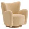 Montrose Wingback Sherpa Swivel Accent Chair by Modway / EEI-7105