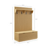 Render Fluted 3-in-1 Hall Tree With Storage Bench and Coat Rack by Modway / EEI-7473