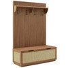 Soma Fluted 3-in-1 Hall Tree With Storage Bench and Coat Rack by Modway / EEI-7474