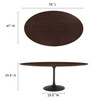 Lippa 78" Oval Wood Dining Table by Modway / EEI-4888