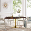 Lippa 78" Oval Wood Dining Table by Modway / EEI-5526