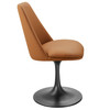 Lippa Swivel Dining Vegan Leather Side Chair by Modway / EEI-6955