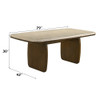 Kasha Dining Table w/Natural Marble Top / DN04665