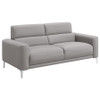Glenmark Upholstered Track Arm Sofa Taupe / CS-509731