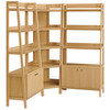 Bixby 3-Piece Corner Bookshelf Set with Wide Bookshelves by Modway / EEI-7471