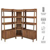 Bixby 3-Piece Corner Bookshelf Set with Wide Bookshelves by Modway / EEI-7471