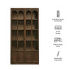 Anwen Solid Wood and Glass Display Cabinet by Modway / EEI-7484