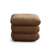 Code Three-Tiered Cushion Ottoman in Dune Medal Bronze Performance Fabric / CODEOTDU