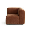 Echo Universal Square Corner Chair in Amber Fabric / ECHOSCAM