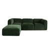 Echo 4PC Reversible Sectional in Spruce Green Fabric / ECHO2SC1AC1OTSP
