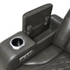 Taddeo Power Motion Sofa w/Power Headrest, USB, Wireless Charger, LED & Reading Light / LV06230