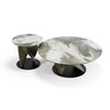 Schiff - Modern Marbled Ceramic Coffee Table Set / VGCS-EMA2-007-008