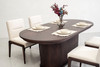 Milan Modern Brown Oak Dining Table With Extension / VGME-MILAN-BRN