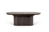 Milan Modern Brown Oak Dining Table With Extension / VGME-MILAN-BRN
