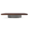Valley - Modern Walnut + Titanium Coffee Table Set / VGIP-ST798AB