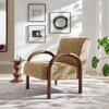 Lunet Faux Shearling Accent Armchair by Modway / EEI-7489