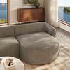 Monica 2 Piece Right Facing Boucle Fabric Modular Sofa with Chaise by Modway / EEI-7503