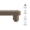 Mossi 52-Inch Oval Boucle Fabric Bench by Modway / EEI-7531