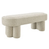Mossi 52-Inch Oval Boucle Fabric Bench by Modway / EEI-7531